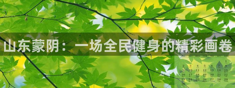 球迷体育足球篮球直播：山东蒙阴：一场全民健身的精彩画卷
